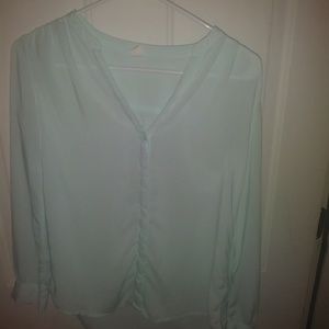 Old Navy Mint Green Blouse